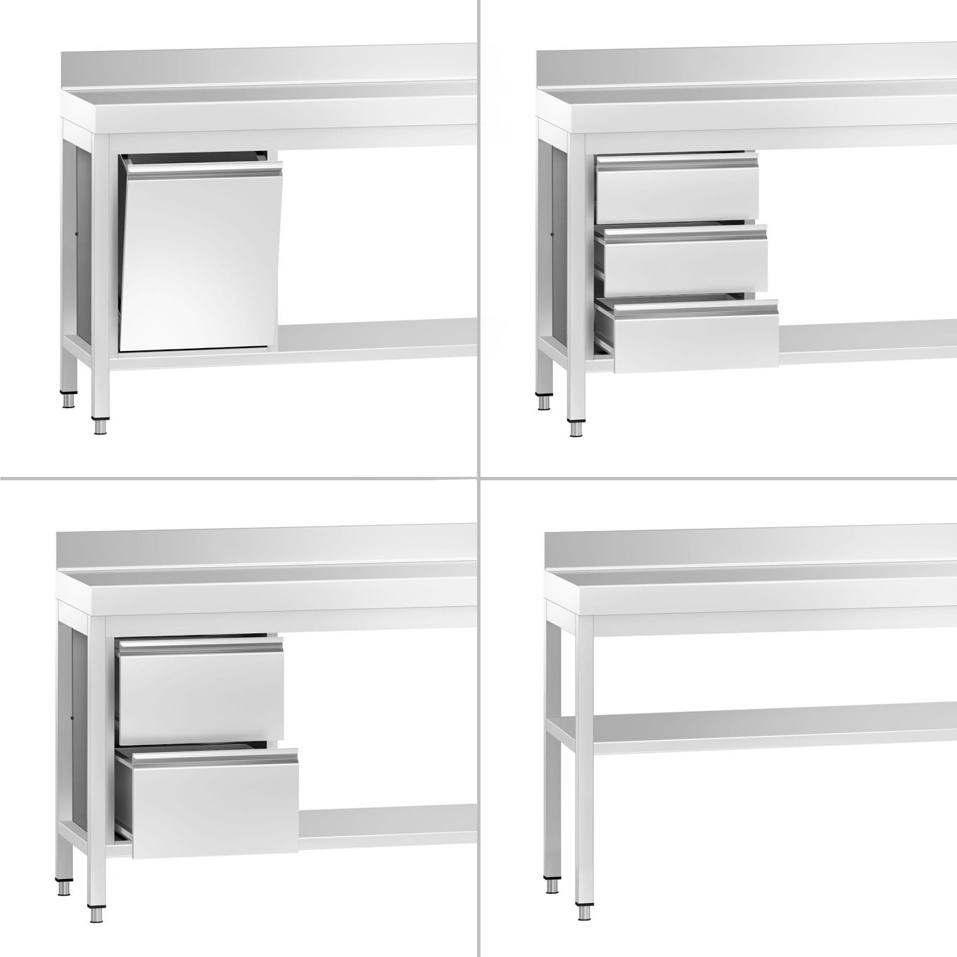 Altro per Gastronomia & Hotel: Edelstahl Arbeitstisch PREMIUM 150x80cm – Nuovo e nell'imballaggio originale da Bottighofen venduto da zaap 4