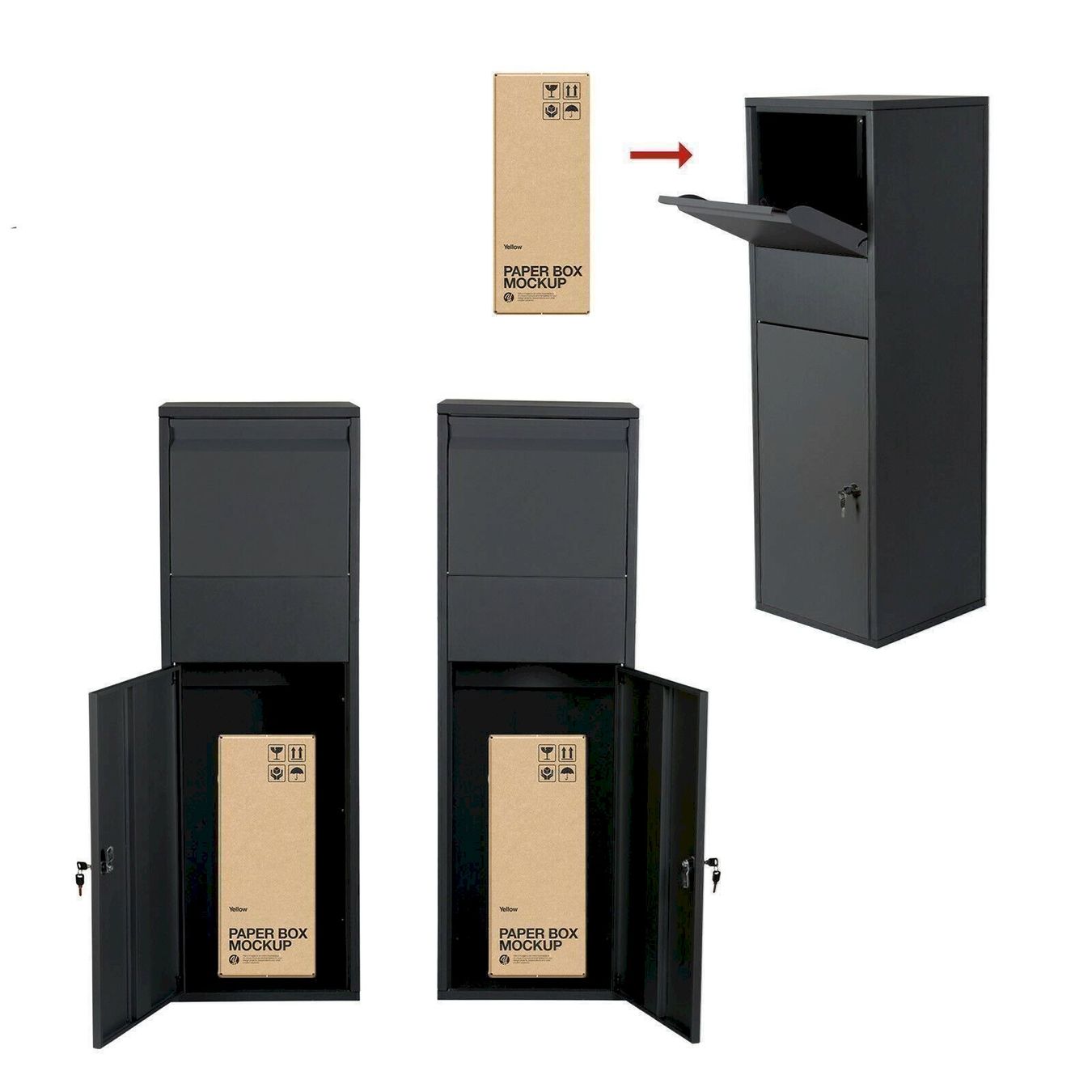 Autres articles pour la maison: WilTec Paketbox Standbriefkasten – Neuf avec emballage d'origine à Bottighofen par zaap 2