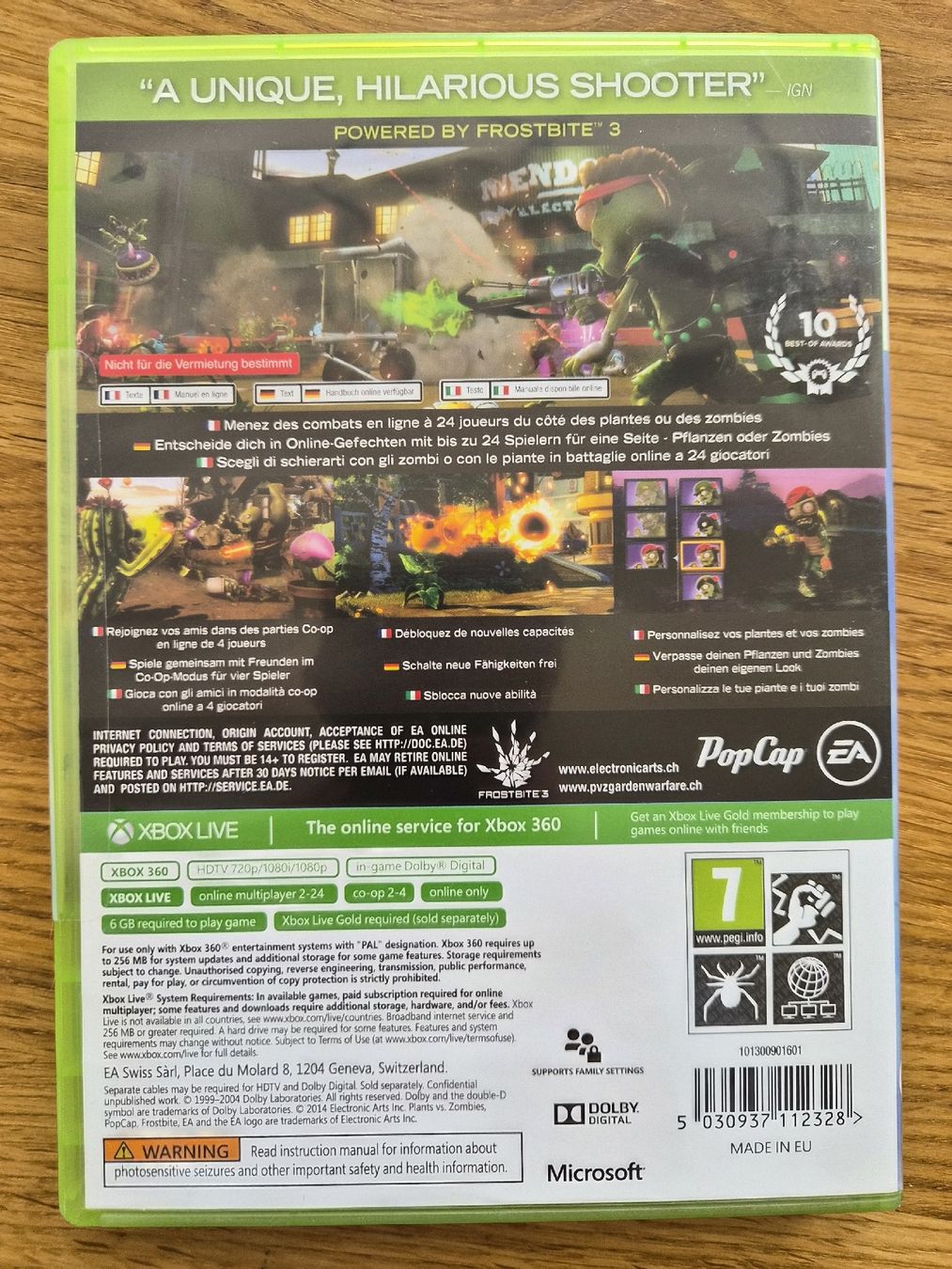 Microsoft Giochi: Plants vs. Zombies : Garden Warfare Xbox 360 – Usato da La Joux FR venduto da car_ck96 2