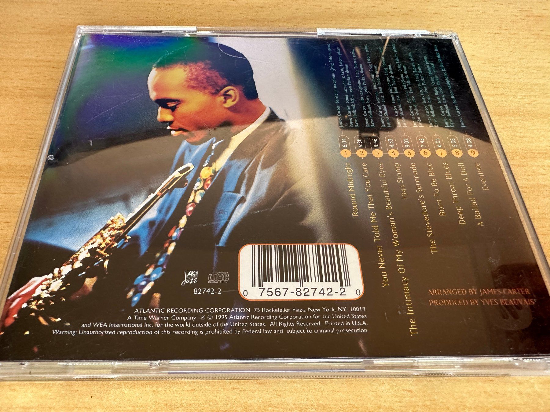 CDs: James Carter – The Real Quietstorm – Gebraucht aus Rikon im Tösstal von Alpenmutz 1