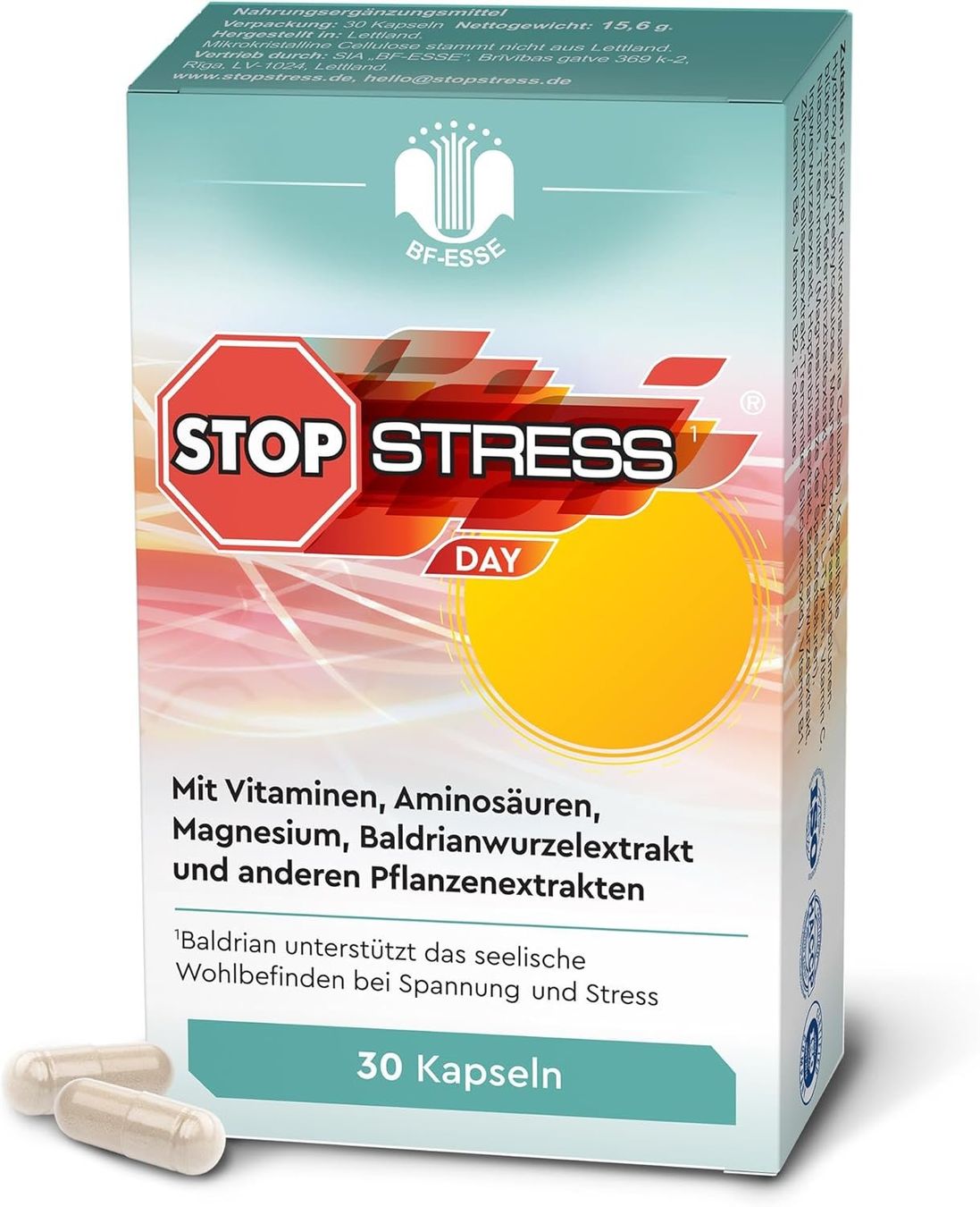 Lebensmittel & Spezialitäten: Anti Stress Kapseln Magnesium Baldrian – Gebraucht aus Suhr von TradeMasters
