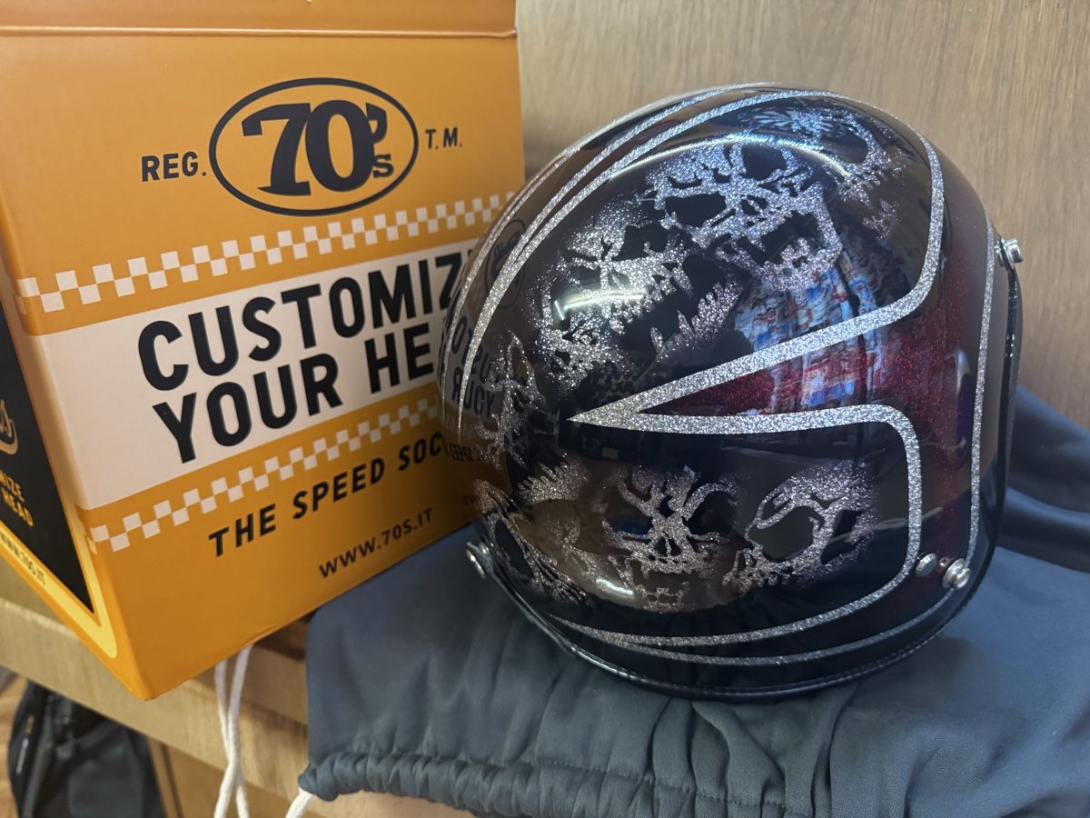 Caschi & visiere: 70s open face helm größe M – Nuovo e nell'imballaggio originale da Adelboden venduto da gloomer 1
