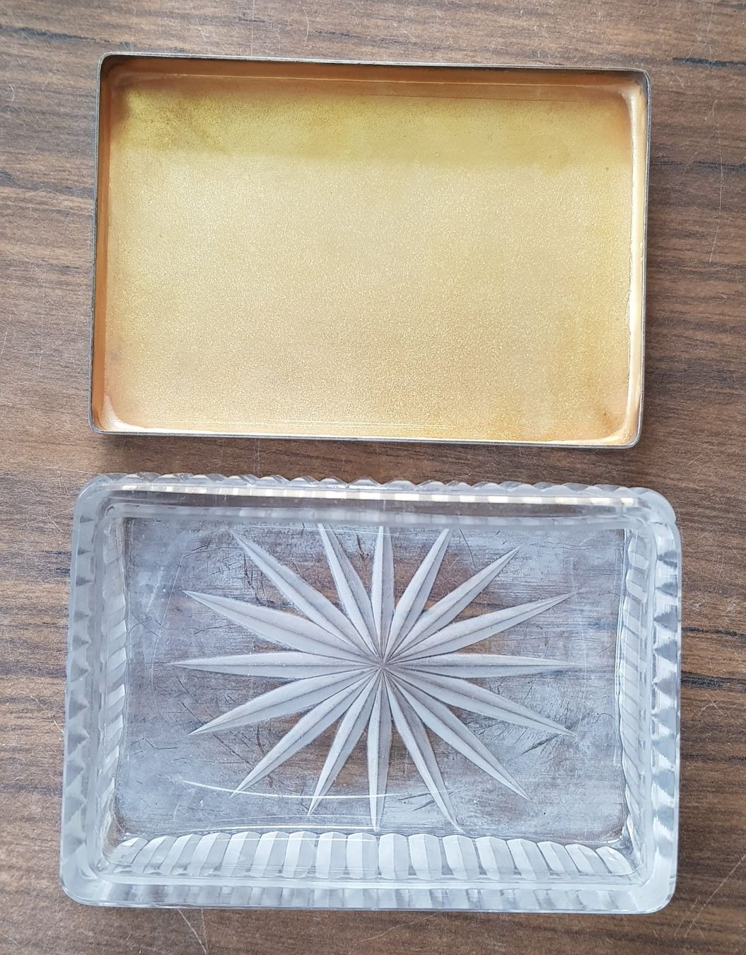 Custodie per cosmetici: Kosmetiktasche Necessaire Silber Vintage – Usato da Mörschwil venduto da wunderkiste44 5