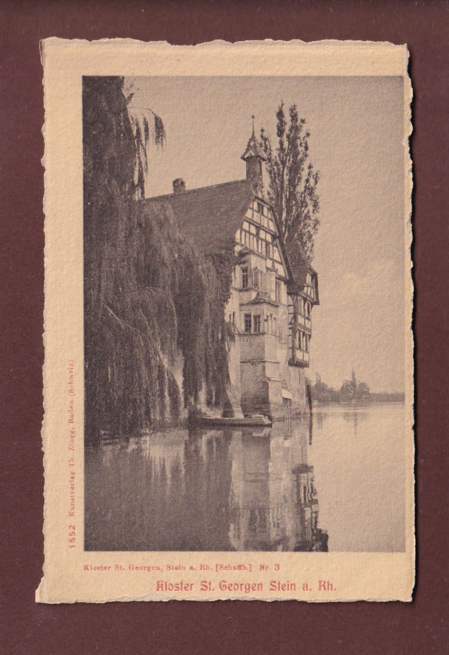 Cartoline postali: STEIN AM RHEIN - Kloster St. Georgen – Usato da Pully venduto da nicecards