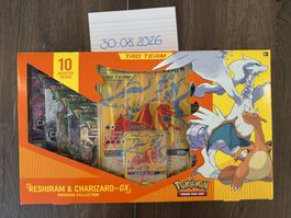 POKEMON Reshiram & Charizard-GX Premium Collection EN OVP