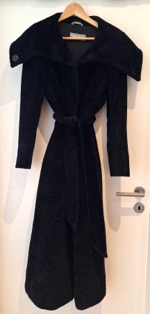Manteau Max Mara noir Italie Alpaca et laine vierge