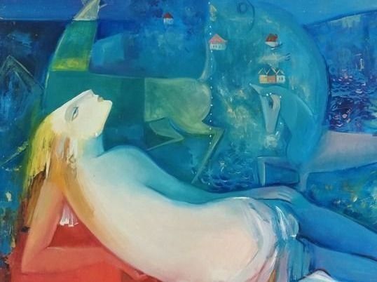 Gemälde: Im Stil von Marc Chagall – Neu und originalverpackt aus Udligenswil von beewhisperer 2