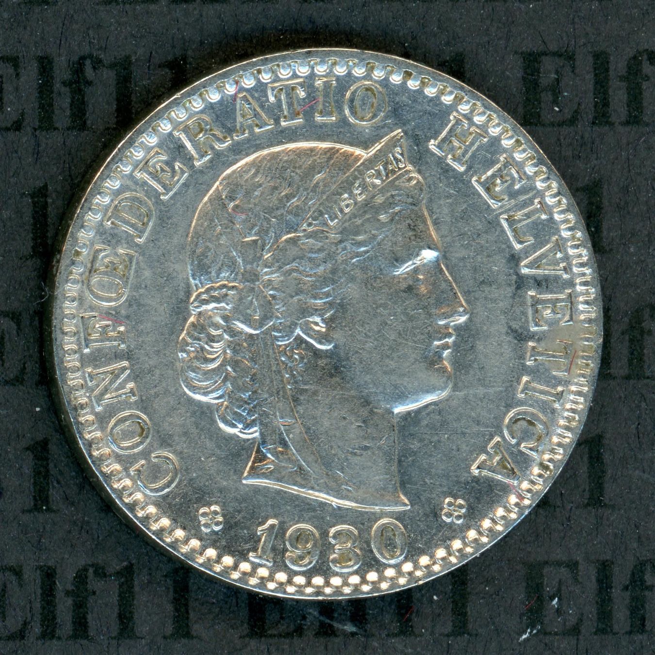 Tutti le monete: CHF___0.20 1930 ss-vz 20 Rappen – Usato da Widnau venduto da Elf11