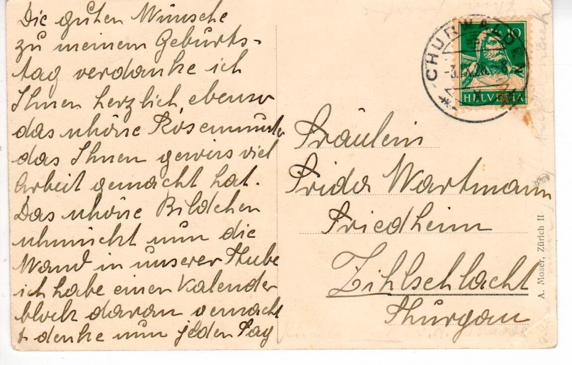 Cartoline postali: Churwalden – Usato da Wolhusen venduto da Curver9 1