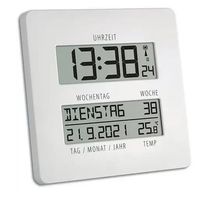 TFA Dostmann TIME LINE FUNKUHR M. TEMPERATUR Funkwecker
