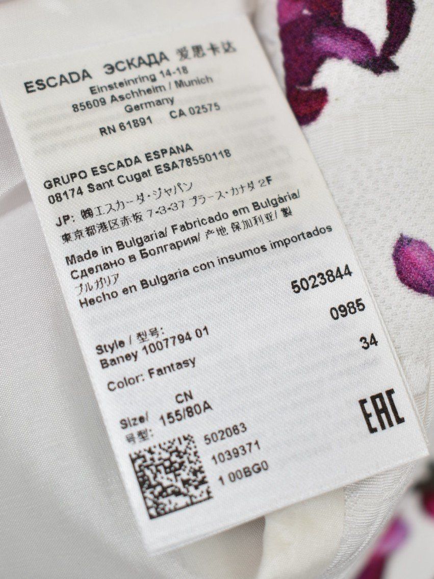 Escada Giacche: Escada Blazer, neuwertig, Gr.34, Baumwolle & Viskose – Nuovo (secondo la descrizione) da Nürensdorf venduto da 2ND_STORY 8