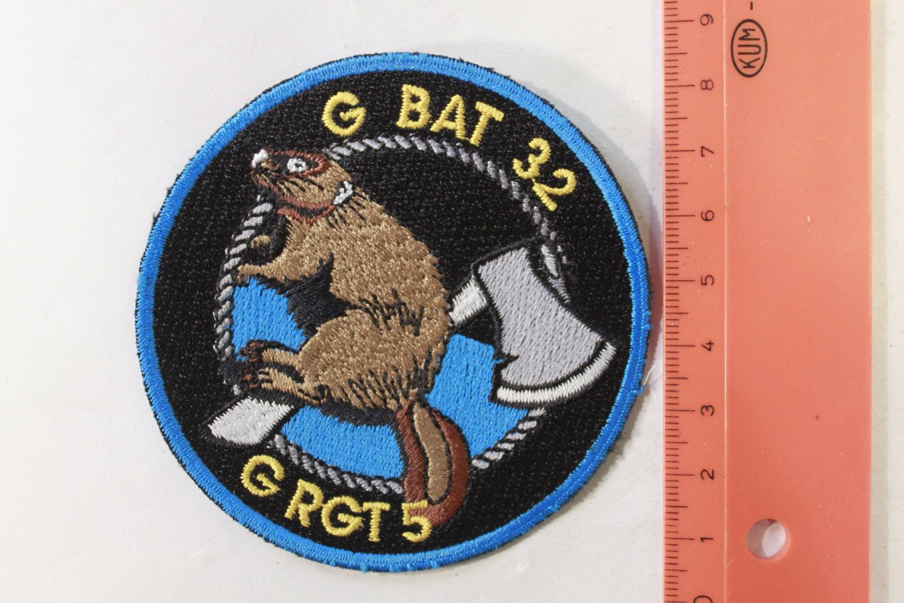 Schweizer Armee Placchette & Badge: G bat 32 – Usato da La plaine venduto da 762