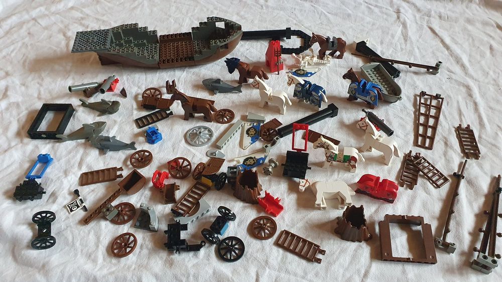 LEGO System Piraten Castle Ritter Burgen Elemente 80er 90er (Gebraucht ...