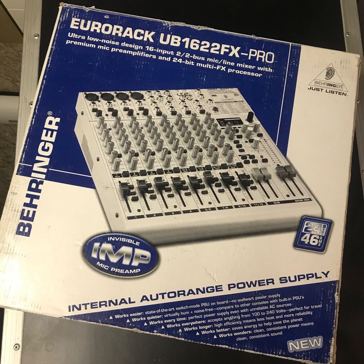 Mischpult Behringer Eurorack UB1622FX-PRO | Kaufen auf Ricardo