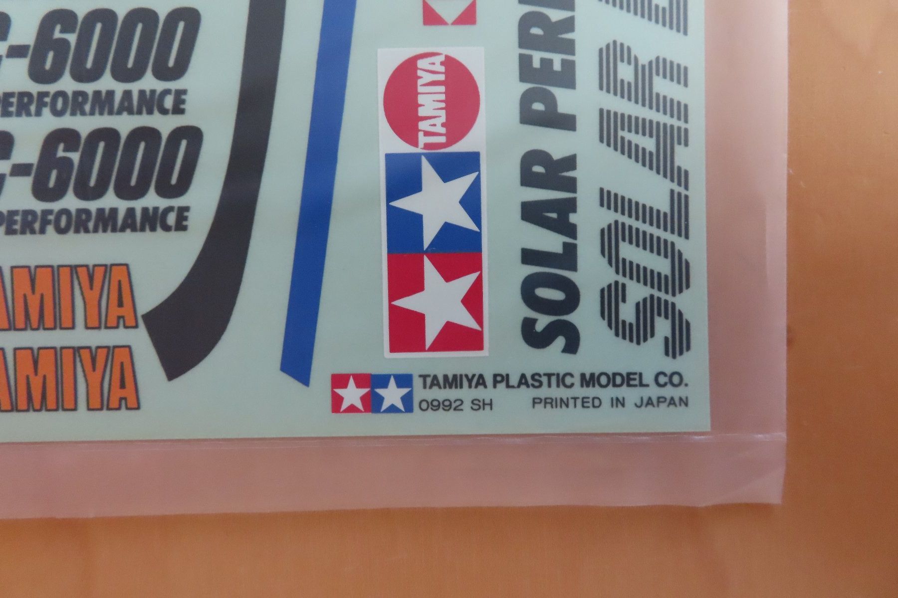 Tamiya RC Modellbau: Tamiya RC Decal 56101 Solar Eagle SRC-6000 NEU 1992 – Neu und originalverpackt aus Horgen von Tenere24 2