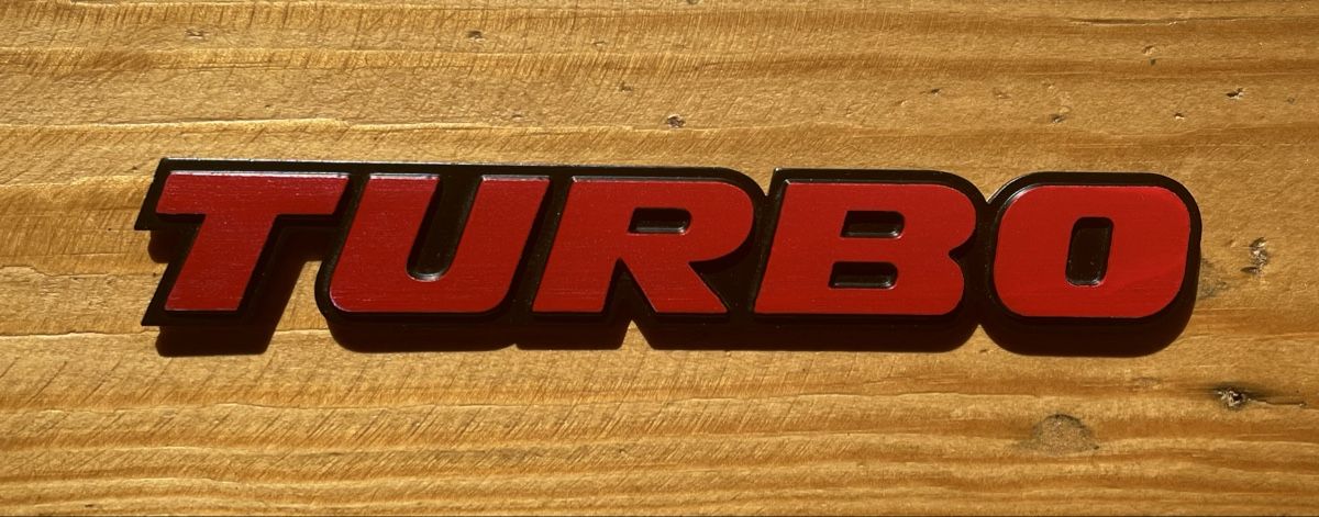Insegne: 3 Turbo Embleme mit Kleberückseite – Nuovo e nell'imballaggio originale da Chur venduto da Hechtl2 1