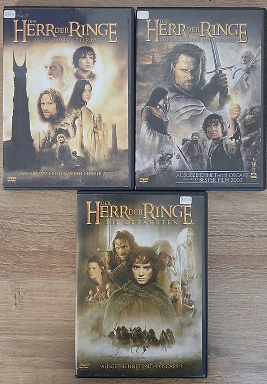 Tutti i DVDs: Herr der Ringe Trilogie – Usato da Adligenswil venduto da coxin
