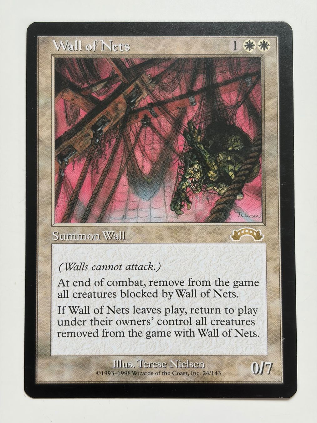 Magic The Gathering Carte collezionabili: Wall of Nets - Exodus – Usato da Bonstetten venduto da ddiederichs