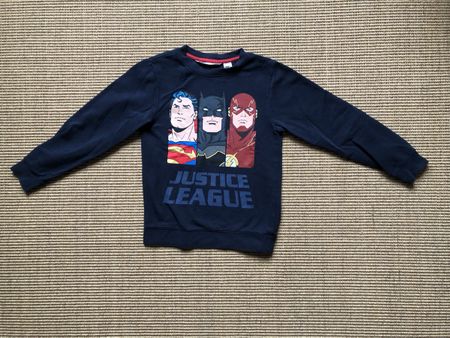 H&M JUSTICE LEAGUE PULLOVER 122/128