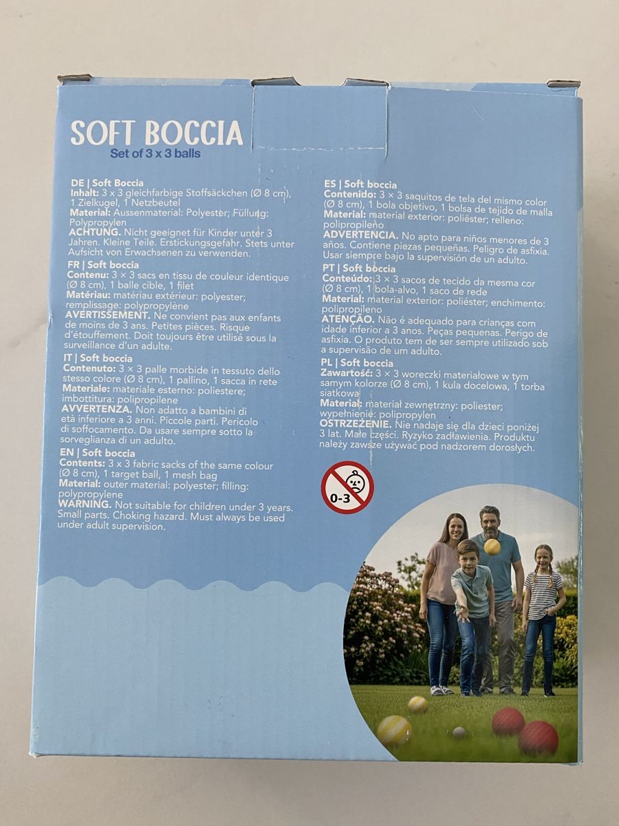 Spiele: Soft Boccia Set mit 3x3 Stoffsäckchen  NEU, ungeöffnet  – Neu und originalverpackt aus Zürich von DidierTG 1
