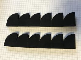 LEGO 12x Bogenstein gewölbt 1x3x2(33243)