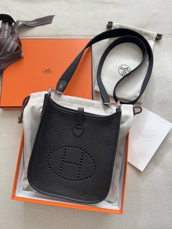 Hermès Évelyne 16 – NEW Full Set black 