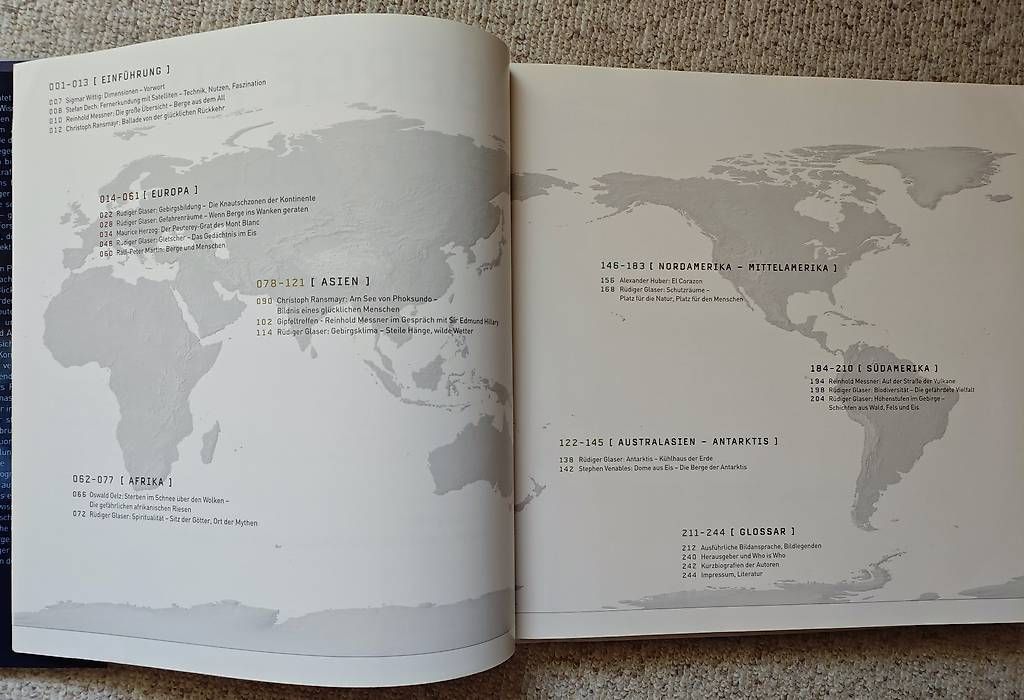 Libri: Berge aus dem All, St. Dech + R. Messner – Usato da Illnau venduto da Buechermaus 2