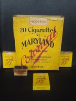 Maryland Zigaretten Schachtel Vintage Zustand