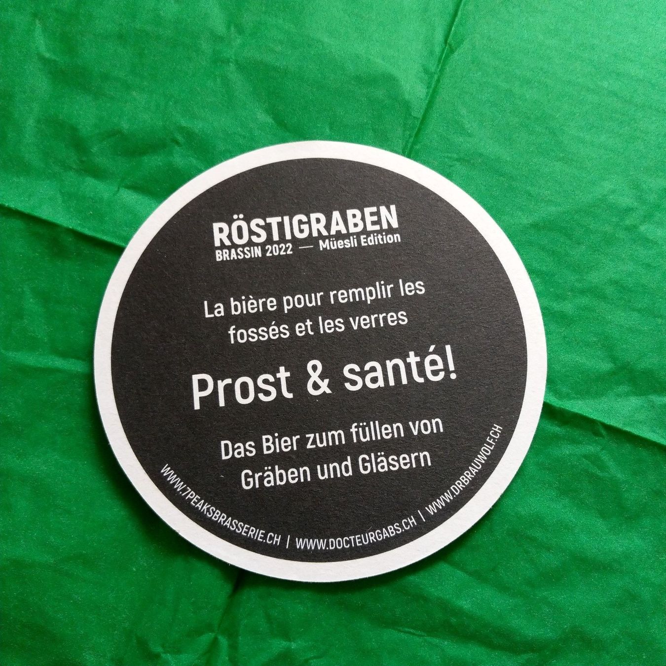 Sottobicchieri: Bierdeckel Röstigraben – Nuovo (secondo la descrizione) da Maienfeld venduto da Hanswurst64 1