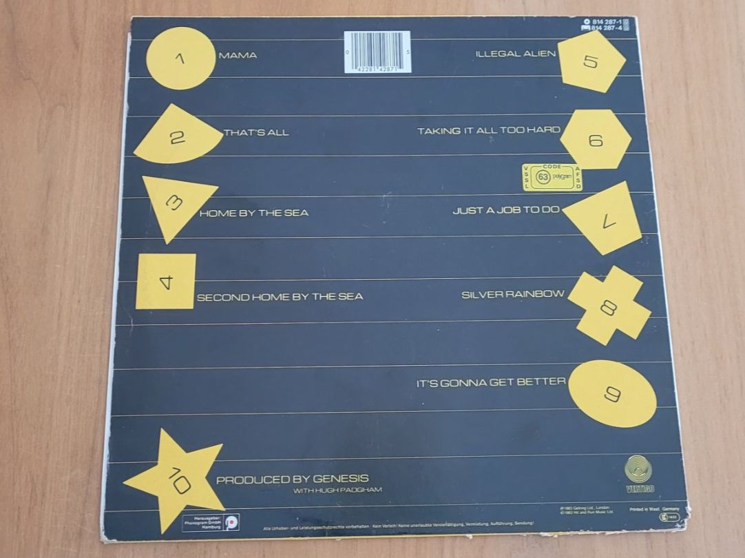 Dischi in vinile: LP  Genesis – Usato da Martigny venduto da MZ-67 1