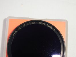 B+W 52mm ND 3.0 1000x Schott Filter OVP  #v4