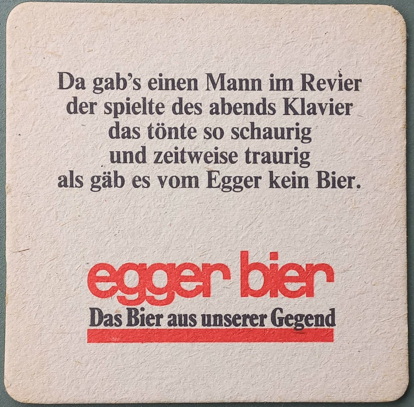 Dessous de verre: Bierdeckel - Egger - CH – D'occasion à Niederuzwil par lubimaja 1