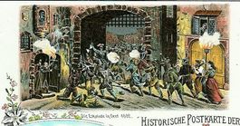 Genf GE Litho Escalade 1602 Top ca. 1910 Verlag Guggenheim
