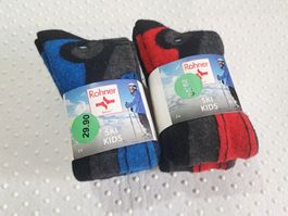 NEU! 4 Paar Skisocken Kinder Rohner Gr. 23-26