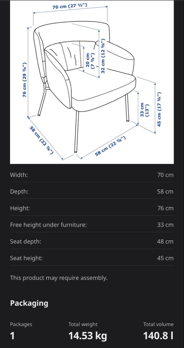 Ikea Fauteuils: IKEA Sessel – Neuf (Voir description) à Zürich par mar_rcn2