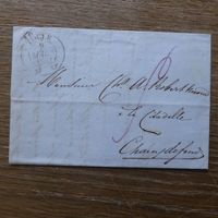1852 VORPHILA - FALTBELEG  Stempel LE LOCLE