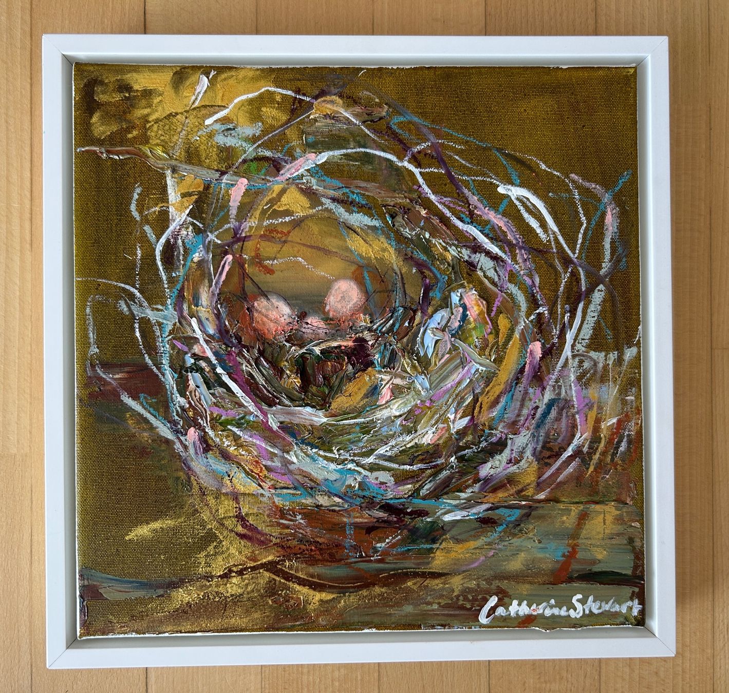Gemälde: Original Artwork - Catherine Stewart - Nest In – Gebraucht aus Rheinfelden von lit_b27n 1