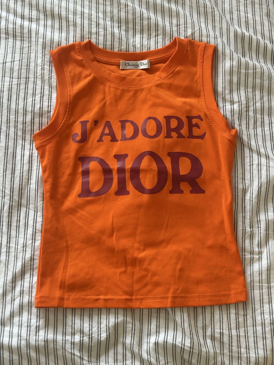 Dior Top: Christian Dior Tanktop – Nuovo (secondo la descrizione) da Bubikon venduto da leane2303