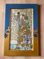 Gustav Klimt "Die Erfüllung" im Designer Rahmen