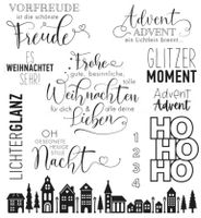 Silikonstempel Weihnachten Advent