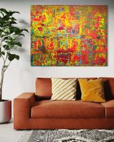 Original Gemälde, abstrakt, farbenfroh, einmalig! 150x120 cm