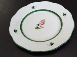 HEREND Habsburger Rose Schale - Teller - Schälchen Porzellan