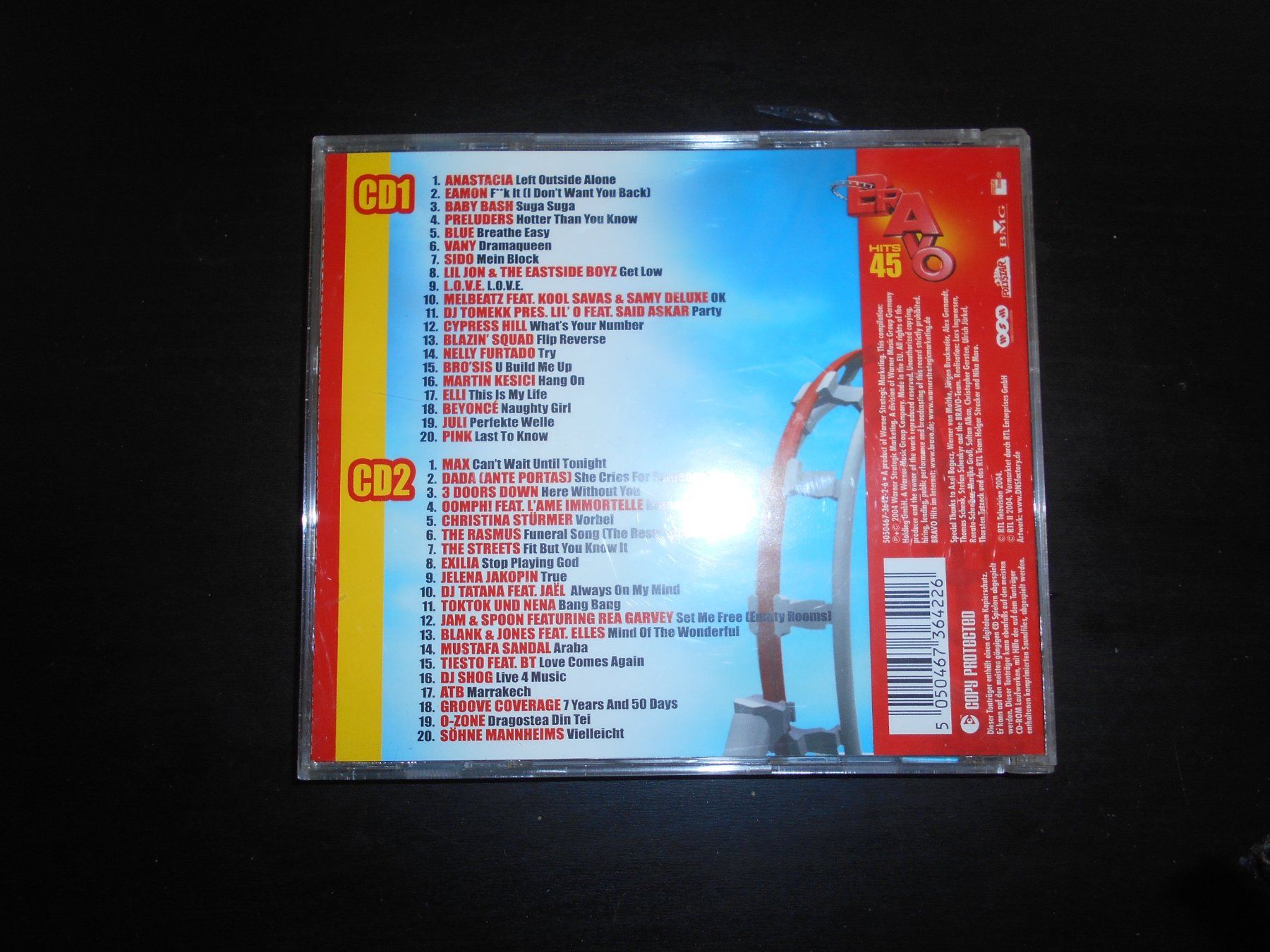 CD: Bravo Hits 45 / 2 CDs – Usato da Aarberg venduto da witchhunter01 1
