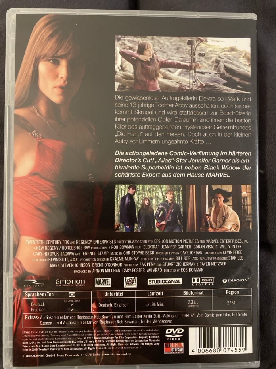 Alle DVDs: Elektra – Gebraucht aus Gasel von Ntomate 1