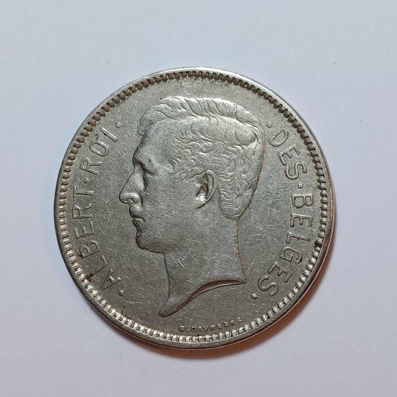 Tutti le monete: 5 Francs 1933 Belgien – Usato da Pfäffikon ZH venduto da Welt_Muenzen