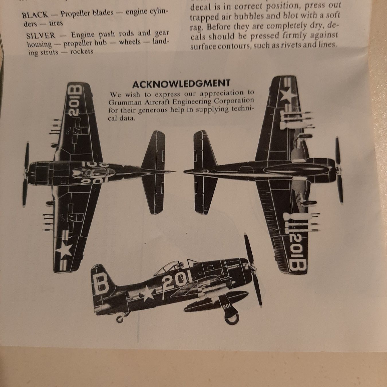 Kit di modellismo & Modellini statici: 2119 ... Grumman F8F Bearcat ... Monogram 6789 – Usato da Bonstetten venduto da Benibanny59 1