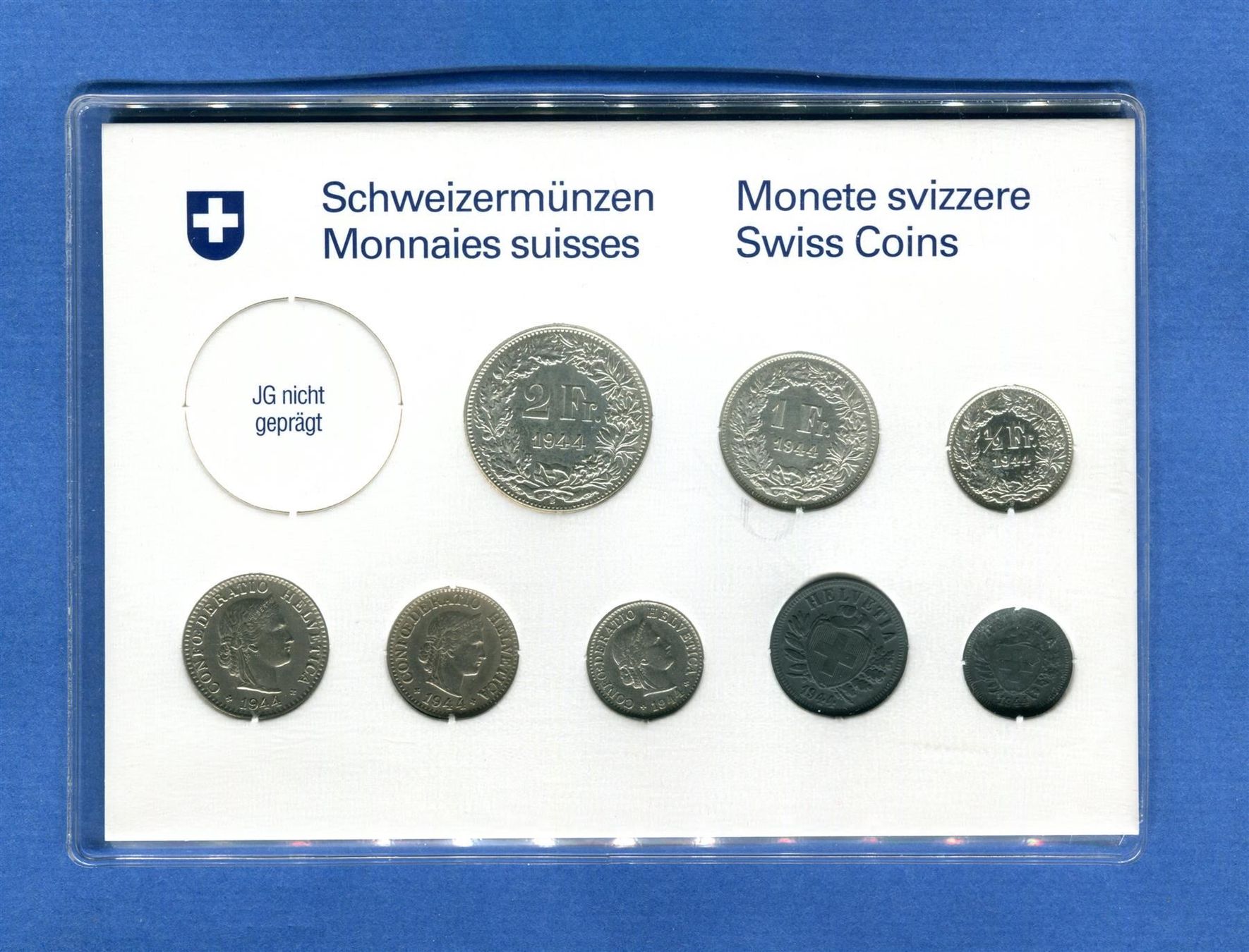Tutti le monete: (1430) Münzsatz 1944 Silber – Usato da Rüthi (Rheintal) venduto da erdnuessli1