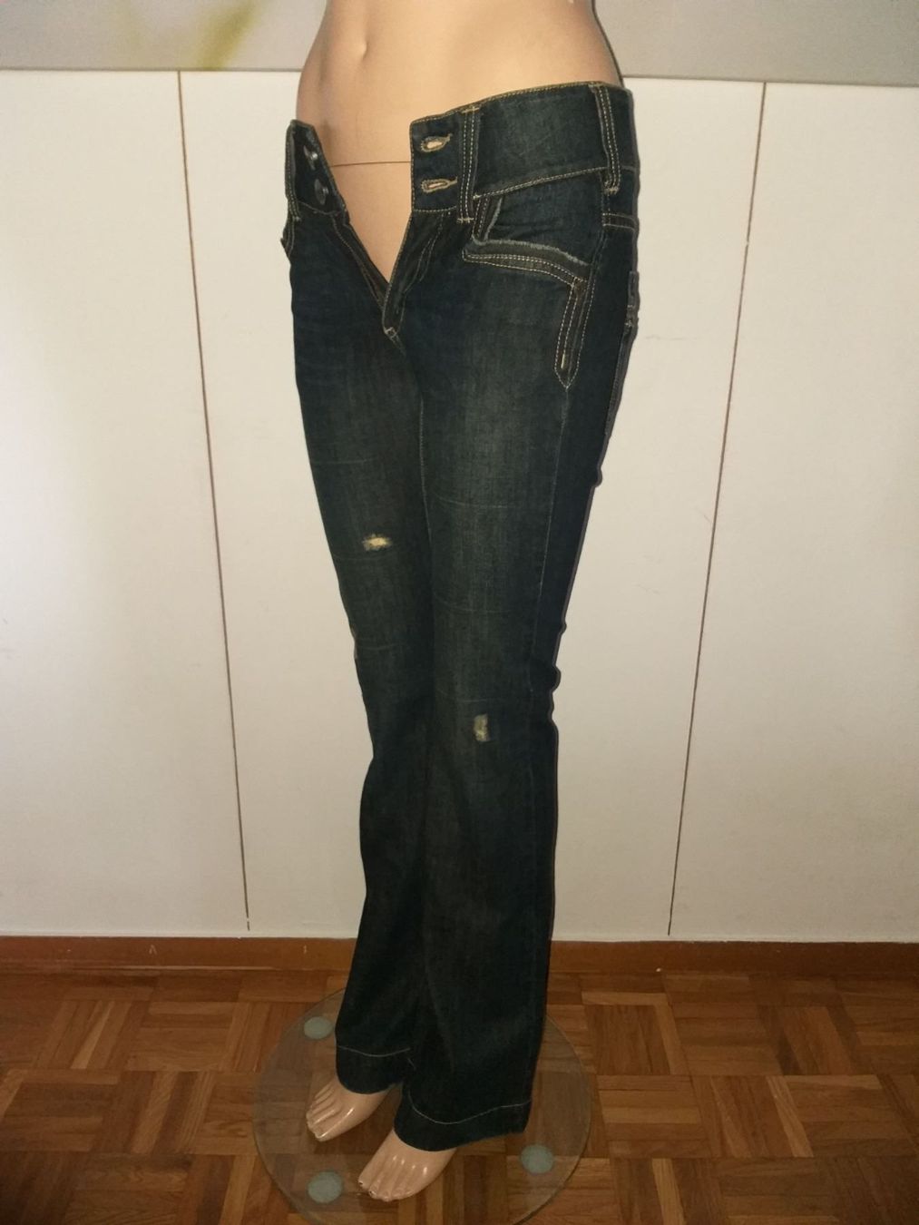 IKKS Jeans: I. CODE BY IKKS Jeans taille / Grosse 25 BOOTCUT neuf / neu – Neu und originalverpackt aus Cossonay-ville von Super-Price-Quality 4