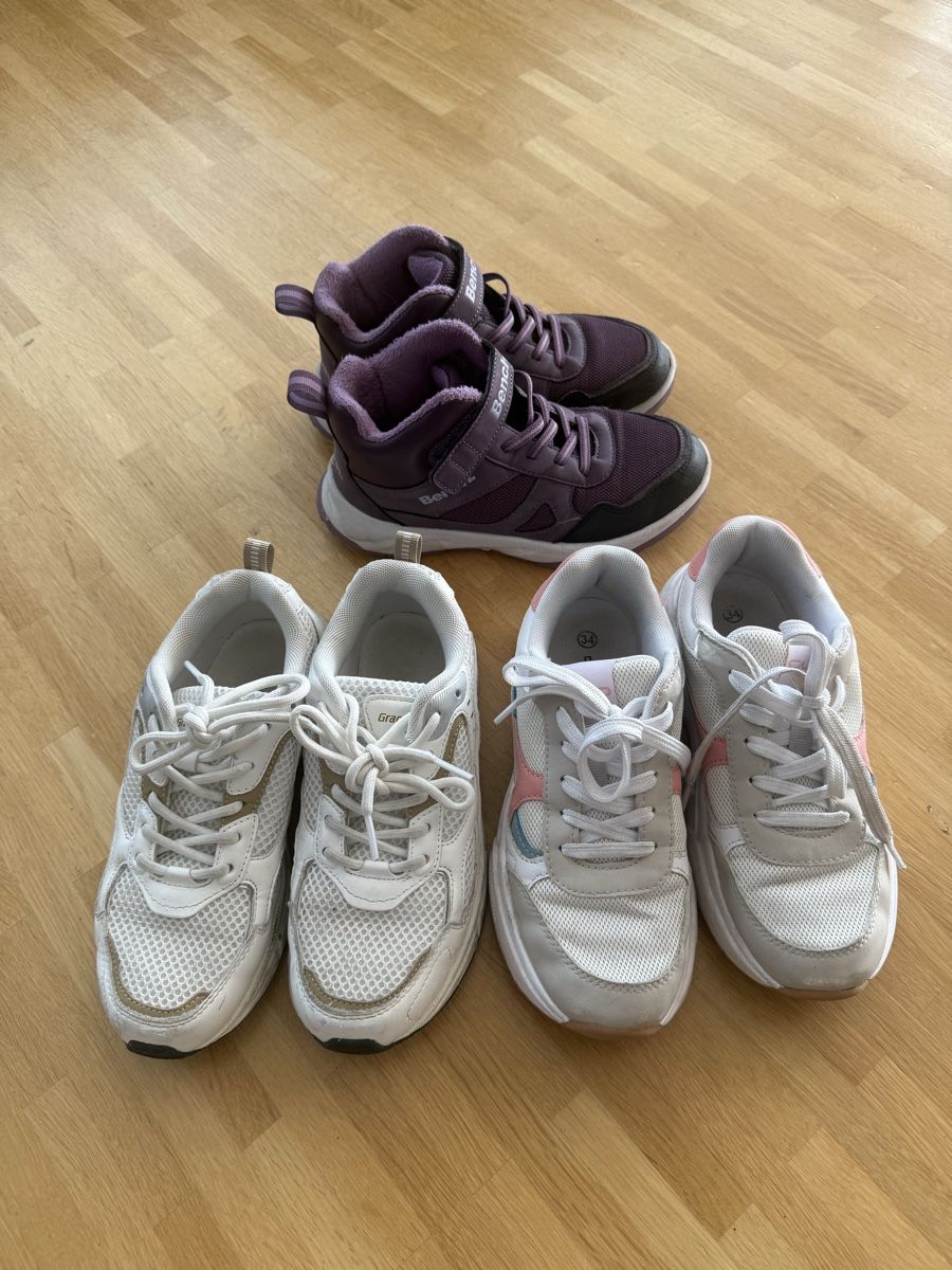 Scarpe per ragazze: Mädchen Turnschuhe gr.34 – Usato da Winterthur venduto da -BeHappy24- 6