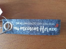 Schlüsselanhänger ,,Schlüssel zu meinem Herzen,, 10 cm,